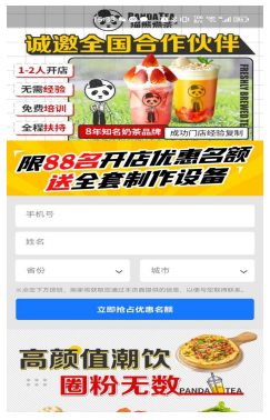 支付宝效果广告投放落地页——自建推广页