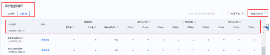 支付宝广告全部数据明细 支付宝广告全部数据明细