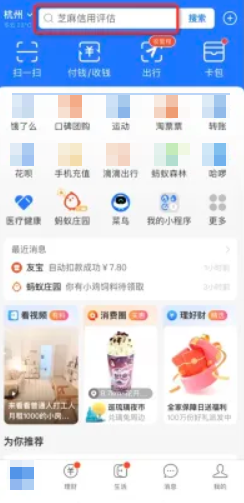 支付宝首页-搜索栏竞价广告 支付宝首页-搜索栏竞价广告