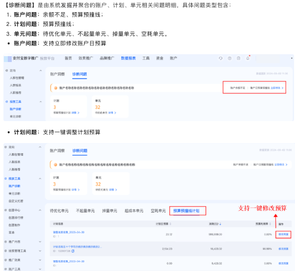支付宝广告账户诊断 支付宝广告账户诊断