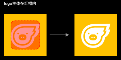 支付宝广告logo主体正确示意
