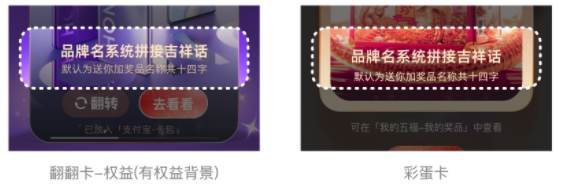 支付宝广告权益类创意推广示例