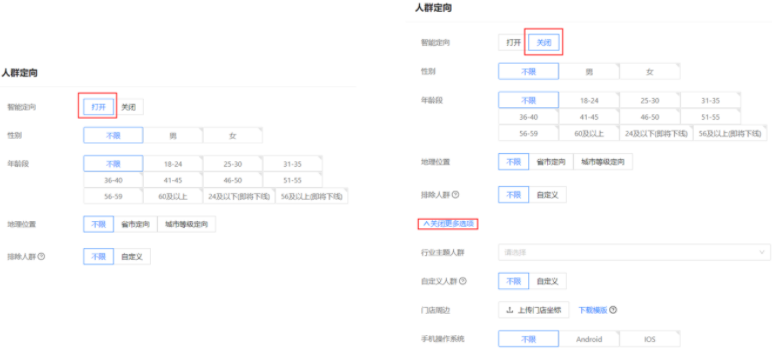 选择支付宝广告人群定向