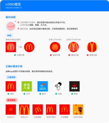 支付宝广告logo素材内容规范详情