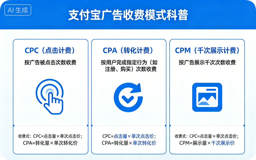 支付宝广告计费模式